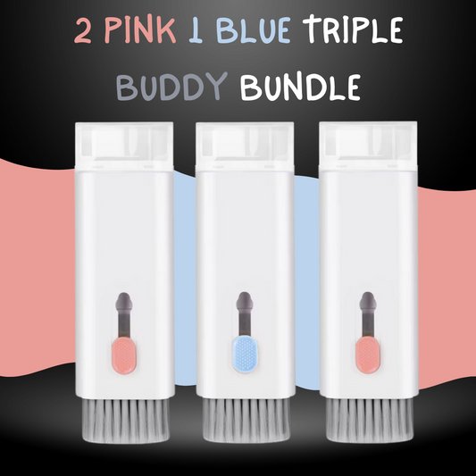 Keyboard Buddy - 2 Pink & 1 Blue Triple Buddy Bundle